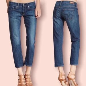 AG “tomboy crop” relaxed straight jean size 28